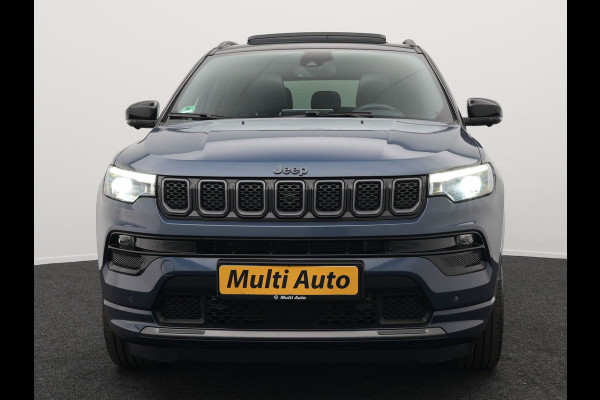 Jeep Compass 4xe 240 Plug-in Hybrid Electric S PHEV | Panodak | Trekhaak Afn | Adaptive Cruise | 360 Camera | Alpine Audio |  Lederen Sportstoelen Memory & Ventilatie | Keyless | 19"L.M |