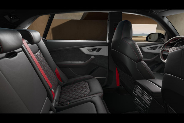 Audi Q8 55 TFSI e quattro Pro Line S panoramadak, head-up display, vierwielbesturing, B&O soundsysteem, comfortsleutel, sportstoelen plus, assistentie pakket PLUS, leder interieur uitgebreid, 23"LM velgen