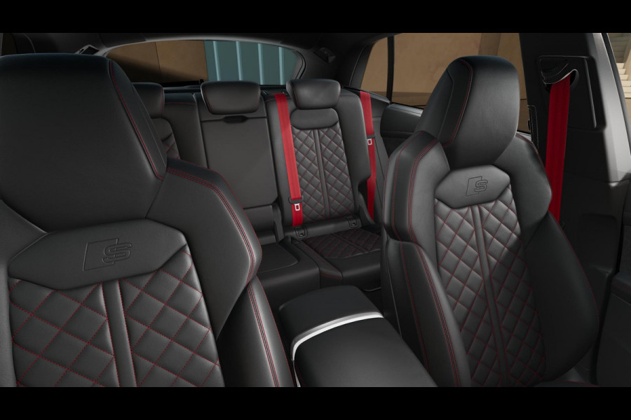 Audi Q8 55 TFSI e quattro Pro Line S panoramadak, head-up display, vierwielbesturing, B&O soundsysteem, comfortsleutel, sportstoelen plus, assistentie pakket PLUS, leder interieur uitgebreid, 23"LM velgen