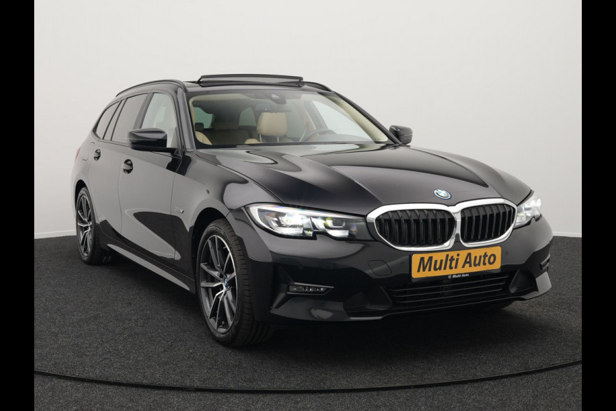 BMW 3 Serie Touring 320e Sportline Plug In Hybrid Dealer O.H PHEV | Panodak | Lederen Sportstoelen Verwarmd | 18"L.M | Sfeerverlichting | Apple Carplay | HIFI | Virtual | LED |