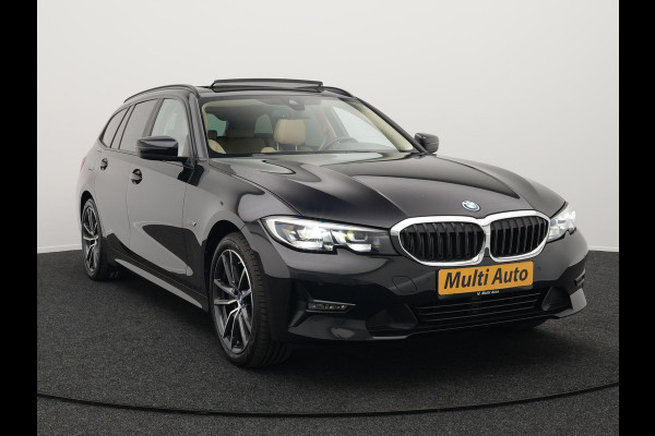 BMW 3 Serie Touring 320e Sportline Plug In Hybrid Dealer O.H PHEV | Panodak | Lederen Sportstoelen Verwarmd | 18"L.M | Sfeerverlichting | Apple Carplay | HIFI | Virtual | LED |