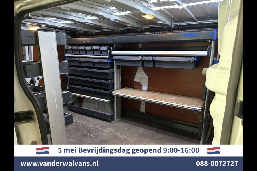 Opel Vivaro 1.6 CDTI 126pk L2H1 inrichting Euro6 Airco | Camera | Navigatie | Imperiaal | Trekhaak Cruisecontrol, Parkeersensoren, Bijrijdersbank
