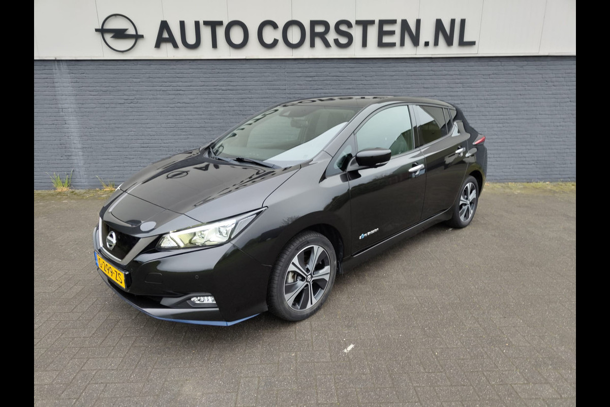 Nissan Leaf e+ Tekna 62kWh Apple Carplay Android Auto Cruise control adaptief 360°Camera Navi Ecc Stoel+Stuurverwarming Keyless DAB Dodehoek detector Rijstrooksensor met correctie Uitparkeer waarschuwing Verkeersbord detectie Bluetooth Privacy Glas Lmv 17" Nissan Leaf e+ Tekna 62kWh Apple Carplay Android Auto Cruise control adaptief 360°Camera Navi Ecc Stoel+Stuurverwarming Keyless DAB Dodehoek detector Rijstrooksensor met correctie Uitparkeer waarschuwing Verkeersbord detectie Bluetooth Privacy Glas Lmv 17"