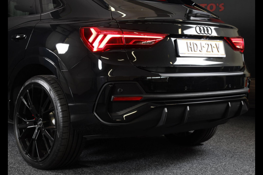 Audi Q3 Sportback 45 TFSI e S Line / 21 Inch / AUT / Acc / Lane Assist / Camera / Dode Hoek / Open Panoramadak / Matrix