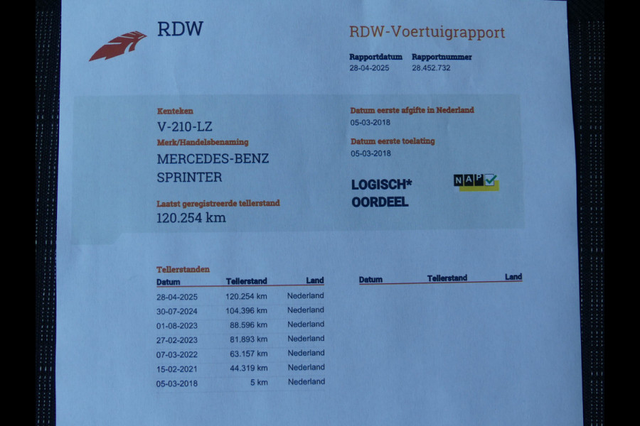 Mercedes-Benz Sprinter 311 CDI Automaat L3 Camera/Navigatie/Airco