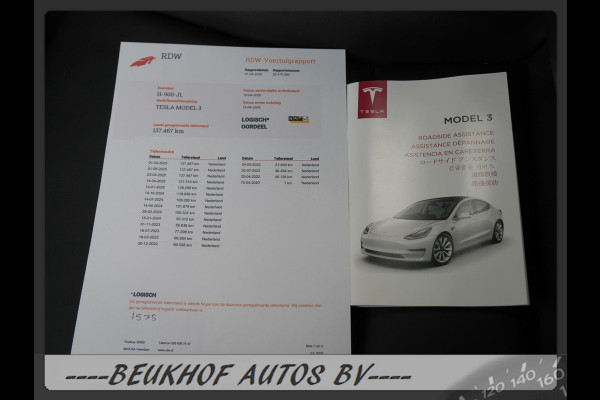 Tesla Model 3 Standard RWD Plus 60 kWh Trekhaak Pano Camera