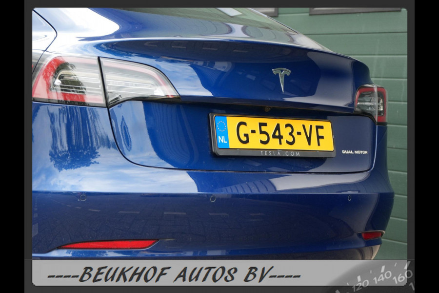 Tesla Model 3 Long Range AWD 75 kWh Panorama 30 Stuks Tesla!