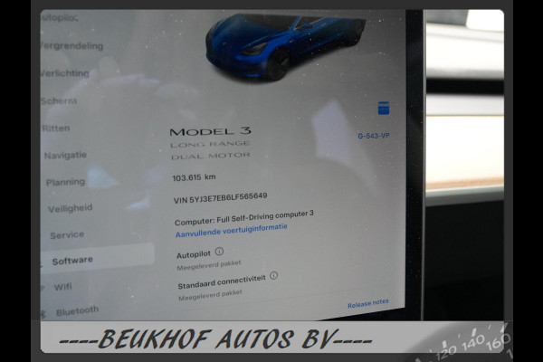 Tesla Model 3 Long Range AWD 75 kWh Panorama 30 Stuks Tesla!