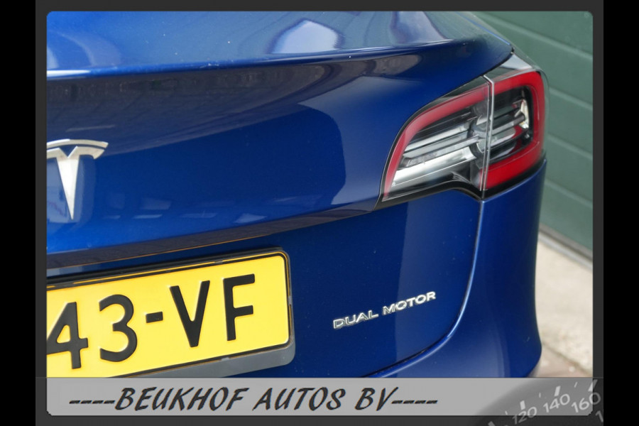 Tesla Model 3 Long Range AWD 75 kWh Panorama 30 Stuks Tesla!