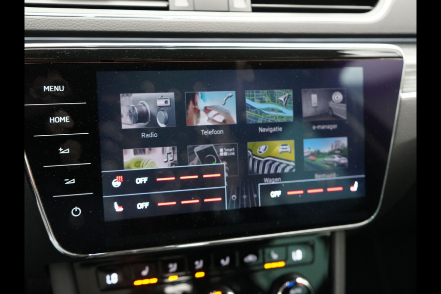 Škoda Superb Combi 1.4 TSI iV Business Edition Plus PHEV | Lederen Sportstoelen Memory | Trekhaak af Fabriek | Adaptive Cruise | Crystal LED | Apple Carplay | Navigatie | Camera | DAB |