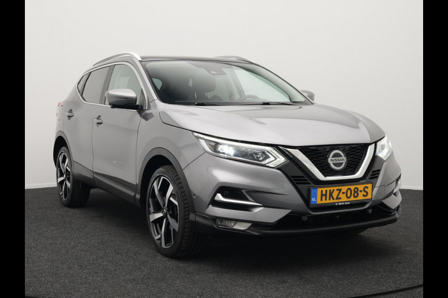 Nissan QASHQAI 1.3 DIG-T Tekna Automaat | Panodak | Adaptive Cruise | Carplay | Navigatie |  360 Camera | Electrische Stoelen | L.M. 19" | Stoelverwarming | DAB |