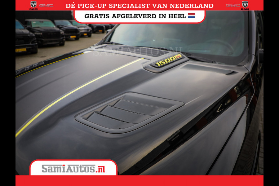 Dodge Ram 1500 DE MEEST LUXUEUZE PICK UP LIMITED NIGHT HIGH OUTPUT H.O 540PK 706 Nm 2025 | XB9 | MASSAGE | BOM VOL | CREW CAB | DUBBELE CABINE | GRIJSKENTEKEN | VOORRAAD NR 2353 - 5412