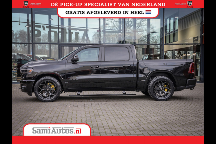 Dodge Ram 1500 DE MEEST LUXUEUZE PICK UP LIMITED NIGHT HIGH OUTPUT H.O 540PK 706 Nm 2025 | XB9 | MASSAGE | BOM VOL | CREW CAB | DUBBELE CABINE | GRIJSKENTEKEN | VOORRAAD NR 2353 - 5412