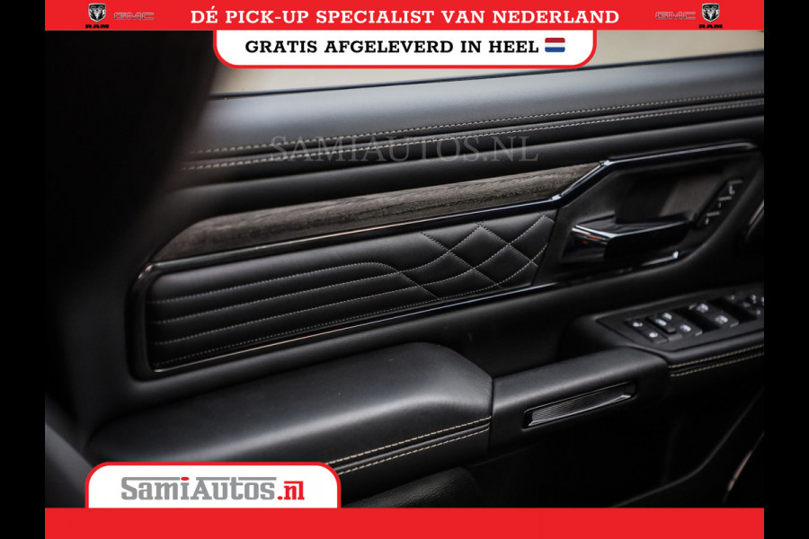 Dodge Ram 1500 DE MEEST LUXUEUZE PICK UP LIMITED NIGHT HIGH OUTPUT H.O 540PK 706 Nm 2025 | XB9 | MASSAGE | BOM VOL | CREW CAB | DUBBELE CABINE | GRIJSKENTEKEN | VOORRAAD NR 2353 - 5412