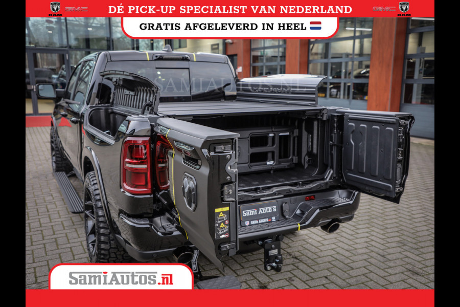 Dodge Ram 1500 DE MEEST LUXUEUZE PICK UP LIMITED NIGHT HIGH OUTPUT H.O 540PK 706 Nm 2025 | XB9 | MASSAGE | BOM VOL | CREW CAB | DUBBELE CABINE | GRIJSKENTEKEN | VOORRAAD NR 2353 - 5412