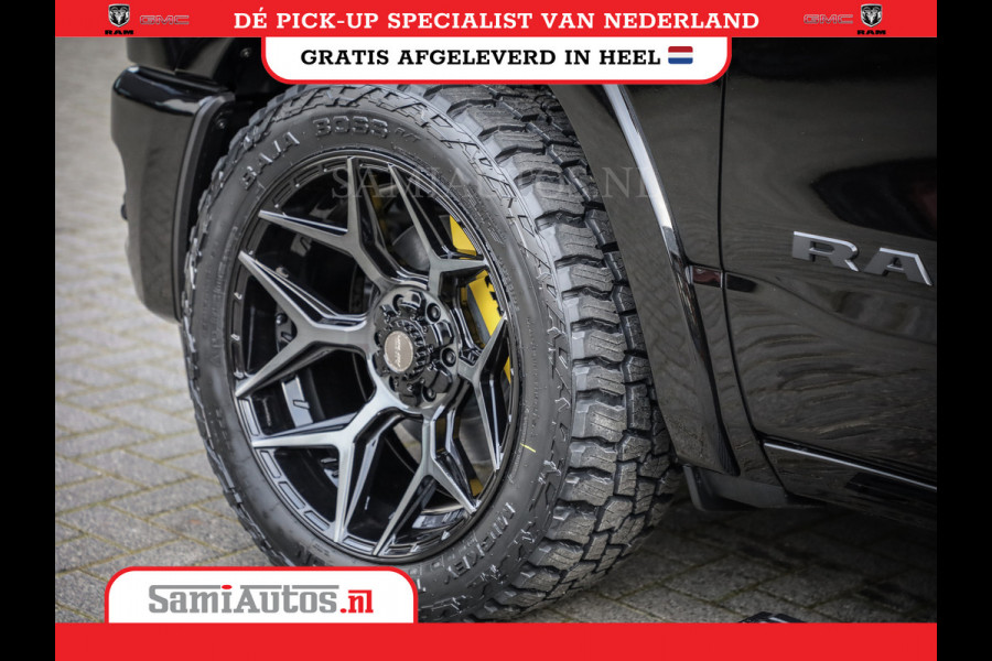Dodge Ram 1500 DE MEEST LUXUEUZE PICK UP LIMITED NIGHT HIGH OUTPUT H.O 540PK 706 Nm 2025 | XB9 | MASSAGE | BOM VOL | CREW CAB | DUBBELE CABINE | GRIJSKENTEKEN | VOORRAAD NR 2353 - 5412