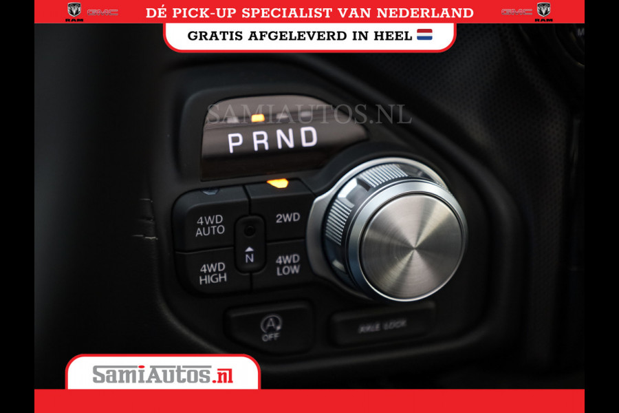 Dodge Ram 1500 DE MEEST LUXUEUZE PICK UP LIMITED NIGHT HIGH OUTPUT H.O 540PK 706 Nm 2025 | XB9 | MASSAGE | BOM VOL | CREW CAB | DUBBELE CABINE | GRIJSKENTEKEN | VOORRAAD NR 2353 - 5412