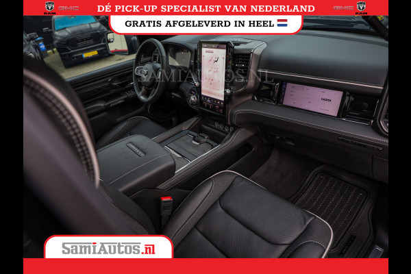 Dodge Ram 1500 DE MEEST LUXUEUZE PICK UP LIMITED NIGHT HIGH OUTPUT H.O 540PK 706 Nm 2025 | XB9 | MASSAGE | BOM VOL | CREW CAB | DUBBELE CABINE | GRIJSKENTEKEN | VOORRAAD NR 2353 - 5412