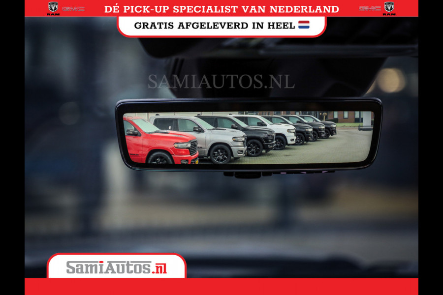 Dodge Ram 1500 DE MEEST LUXUEUZE PICK UP LIMITED NIGHT HIGH OUTPUT H.O 540PK 706 Nm 2025 | XB9 | MASSAGE | BOM VOL | CREW CAB | DUBBELE CABINE | GRIJSKENTEKEN | VOORRAAD NR 2353 - 5412