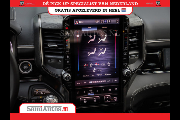 Dodge Ram 1500 DE MEEST LUXUEUZE PICK UP LIMITED NIGHT HIGH OUTPUT H.O 540PK 706 Nm 2025 | XB9 | MASSAGE | BOM VOL | CREW CAB | DUBBELE CABINE | GRIJSKENTEKEN | VOORRAAD NR 2353 - 5412