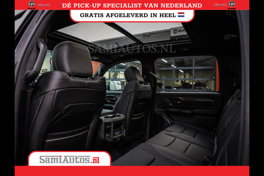 Dodge Ram 1500 DE MEEST LUXUEUZE PICK UP LIMITED NIGHT HIGH OUTPUT H.O 540PK 706 Nm 2025 | XB9 | MASSAGE | BOM VOL | CREW CAB | DUBBELE CABINE | GRIJSKENTEKEN | VOORRAAD NR 2353 - 5412