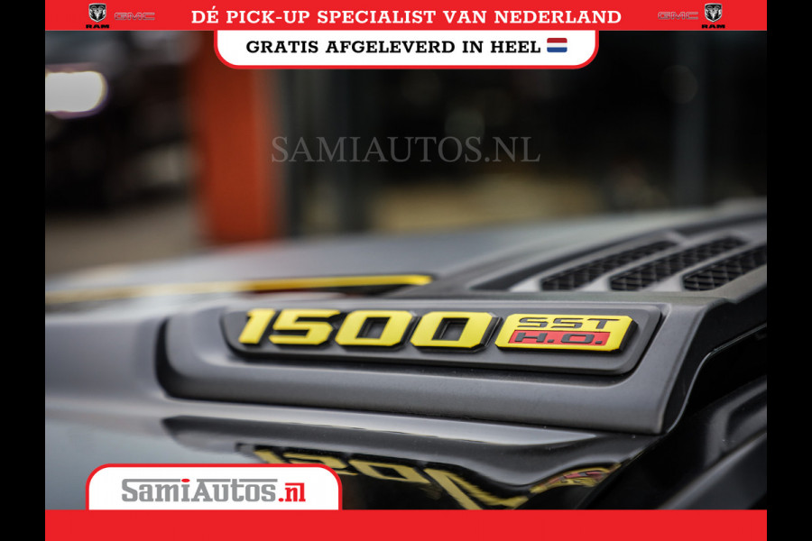 Dodge Ram 1500 DE MEEST LUXUEUZE PICK UP LIMITED NIGHT HIGH OUTPUT H.O 540PK 706 Nm 2025 | XB9 | MASSAGE | BOM VOL | CREW CAB | DUBBELE CABINE | GRIJSKENTEKEN | VOORRAAD NR 2353 - 5412