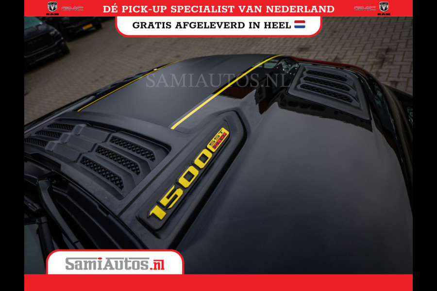 Dodge Ram 1500 DE MEEST LUXUEUZE PICK UP LIMITED NIGHT HIGH OUTPUT H.O 540PK 706 Nm 2025 | XB9 | MASSAGE | BOM VOL | CREW CAB | DUBBELE CABINE | GRIJSKENTEKEN | VOORRAAD NR 2353 - 5412