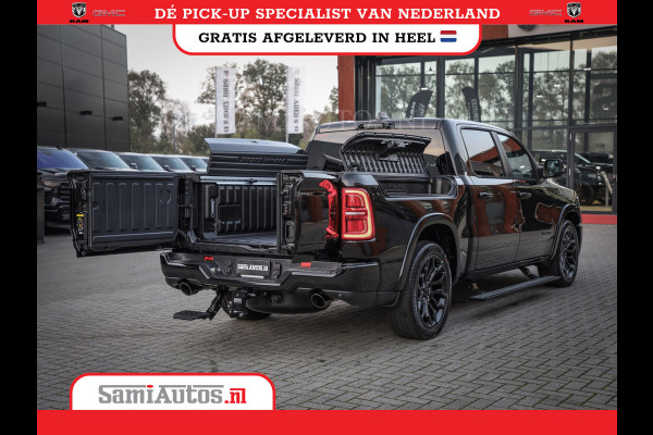 Dodge Ram 1500 DE MEEST LUXUEUZE PICK UP LIMITED NIGHT HIGH OUTPUT H.O 540PK 706 Nm 2025 | XB9 | MASSAGE | BOM VOL | CREW CAB | DUBBELE CABINE | GRIJSKENTEKEN | VOORRAAD NR 2334 - 5409