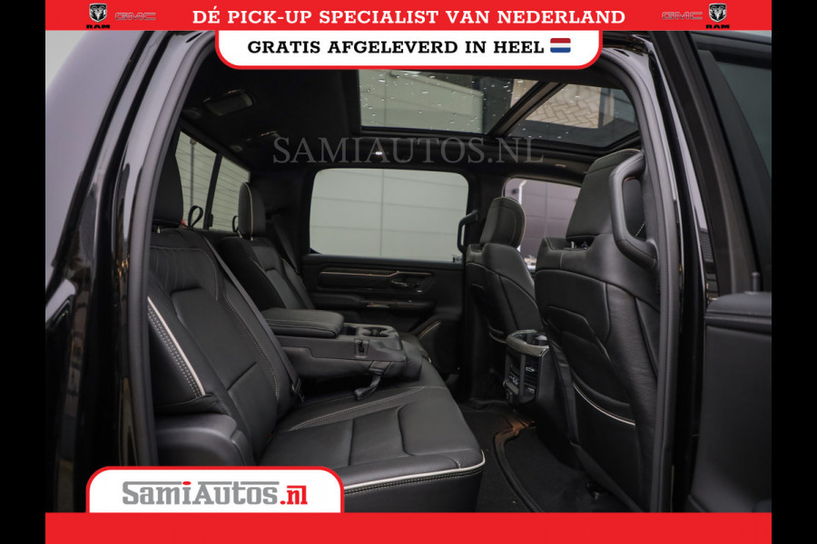 Dodge Ram 1500 DE MEEST LUXUEUZE PICK UP LIMITED NIGHT HIGH OUTPUT H.O 540PK 706 Nm 2025 | XB9 | MASSAGE | BOM VOL | CREW CAB | DUBBELE CABINE | GRIJSKENTEKEN | VOORRAAD NR 2334 - 5409
