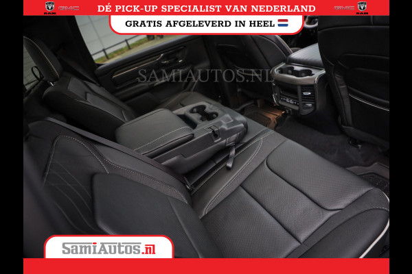 Dodge Ram 1500 DE MEEST LUXUEUZE PICK UP LIMITED NIGHT HIGH OUTPUT H.O 540PK 706 Nm 2025 | XB9 | MASSAGE | BOM VOL | CREW CAB | DUBBELE CABINE | GRIJSKENTEKEN | VOORRAAD NR 2334 - 5409