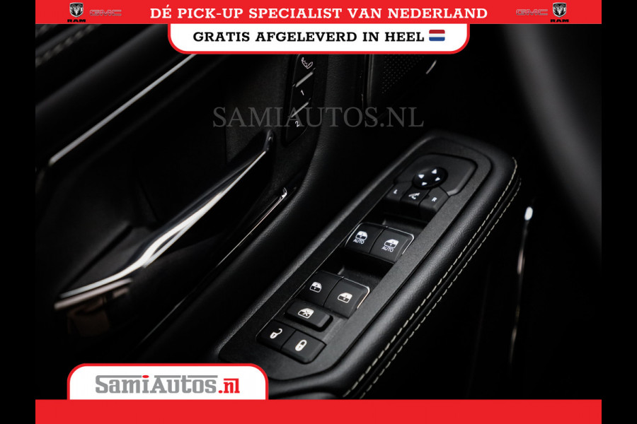 Dodge Ram 1500 DE MEEST LUXUEUZE PICK UP LIMITED NIGHT HIGH OUTPUT H.O 540PK 706 Nm 2025 | XB9 | MASSAGE | BOM VOL | CREW CAB | DUBBELE CABINE | GRIJSKENTEKEN | VOORRAAD NR 2334 - 5409