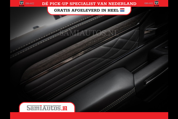 Dodge Ram 1500 DE MEEST LUXUEUZE PICK UP LIMITED NIGHT HIGH OUTPUT H.O 540PK 706 Nm 2025 | XB9 | MASSAGE | BOM VOL | CREW CAB | DUBBELE CABINE | GRIJSKENTEKEN | VOORRAAD NR 2334 - 5409