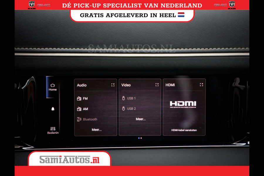 Dodge Ram 1500 DE MEEST LUXUEUZE PICK UP LIMITED NIGHT HIGH OUTPUT H.O 540PK 706 Nm 2025 | XB9 | MASSAGE | BOM VOL | CREW CAB | DUBBELE CABINE | GRIJSKENTEKEN | VOORRAAD NR 2334 - 5409