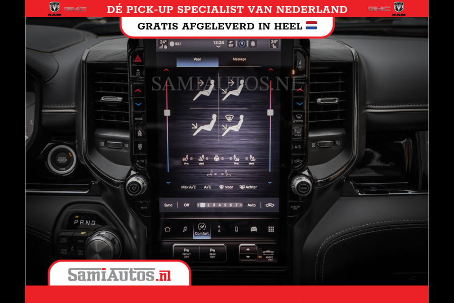 Dodge Ram 1500 DE MEEST LUXUEUZE PICK UP LIMITED NIGHT HIGH OUTPUT H.O 540PK 706 Nm 2025 | XB9 | MASSAGE | BOM VOL | CREW CAB | DUBBELE CABINE | GRIJSKENTEKEN | VOORRAAD NR 2334 - 5409