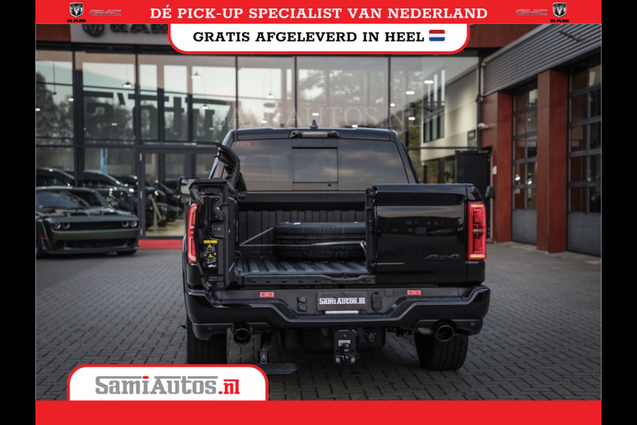 Dodge Ram 1500 DE MEEST LUXUEUZE PICK UP LIMITED NIGHT HIGH OUTPUT H.O 540PK 706 Nm 2025 | XB9 | MASSAGE | BOM VOL | CREW CAB | DUBBELE CABINE | GRIJSKENTEKEN | VOORRAAD NR 2334 - 5409