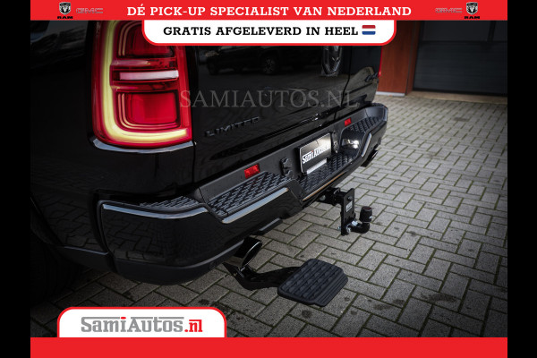 Dodge Ram 1500 DE MEEST LUXUEUZE PICK UP LIMITED NIGHT HIGH OUTPUT H.O 540PK 706 Nm 2025 | XB9 | MASSAGE | BOM VOL | CREW CAB | DUBBELE CABINE | GRIJSKENTEKEN | VOORRAAD NR 2334 - 5409