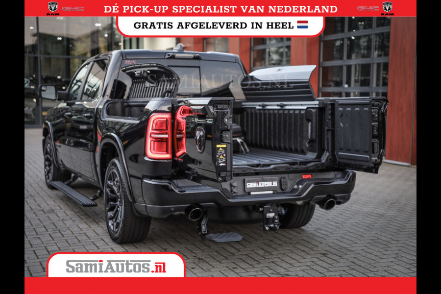 Dodge Ram 1500 DE MEEST LUXUEUZE PICK UP LIMITED NIGHT HIGH OUTPUT H.O 540PK 706 Nm 2025 | XB9 | MASSAGE | BOM VOL | CREW CAB | DUBBELE CABINE | GRIJSKENTEKEN | VOORRAAD NR 2334 - 5409