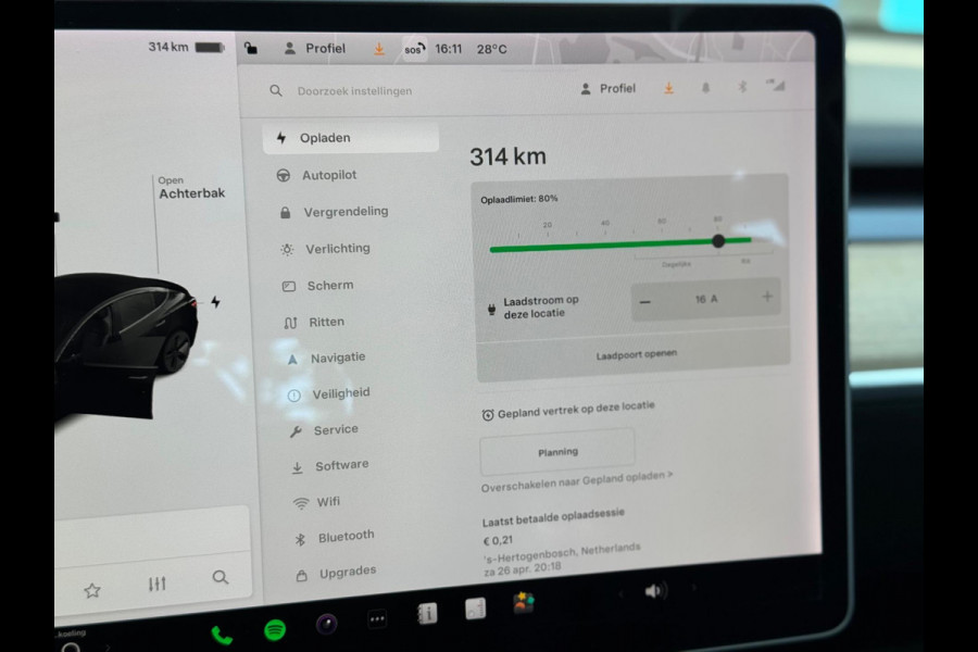 Tesla Model 3 Standard RWD Plus 60 kWh 2019 NAVI NAP 1e Eig!