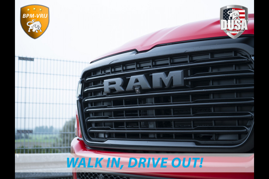 Dodge Ram 1500 | Laramie | Premium Night | 3.0L I6 Hurricane | Crew Cab | 4X4 | Panorama | LPG | 14,4-inch Touchscreen | Passenger Display | INCL BPM-VOORDEEL Getoonde accessoires zijn verkrijgbaar tegen meerprijs