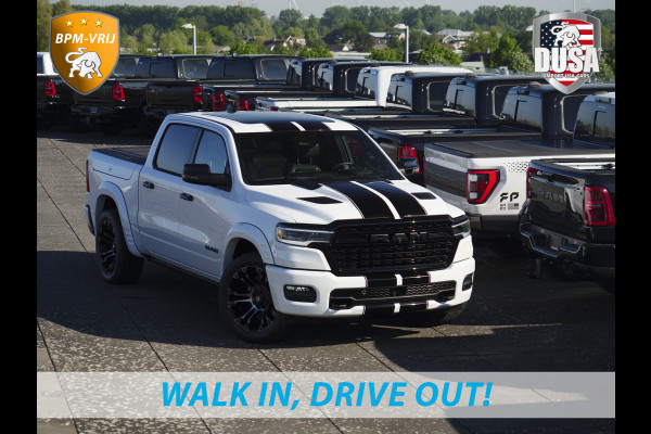 Dodge Ram | 1500 | Limited | 3.0L Twin-Turbo I6 | High Output | BPM-VRIJ | Passenger Display | 14,4 Touch Screen | LPG | RAMBOX Getoonde accessoires zijn verkrijgbaar tegen meerprijs