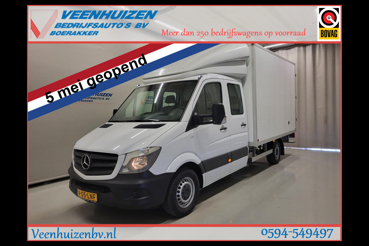 Mercedes-Benz Sprinter 316CDI Bakwagen Dubbele Cabine Euro 6! Mercedes-Benz Sprinter 316CDI Bakwagen Dubbele Cabine Euro 6!