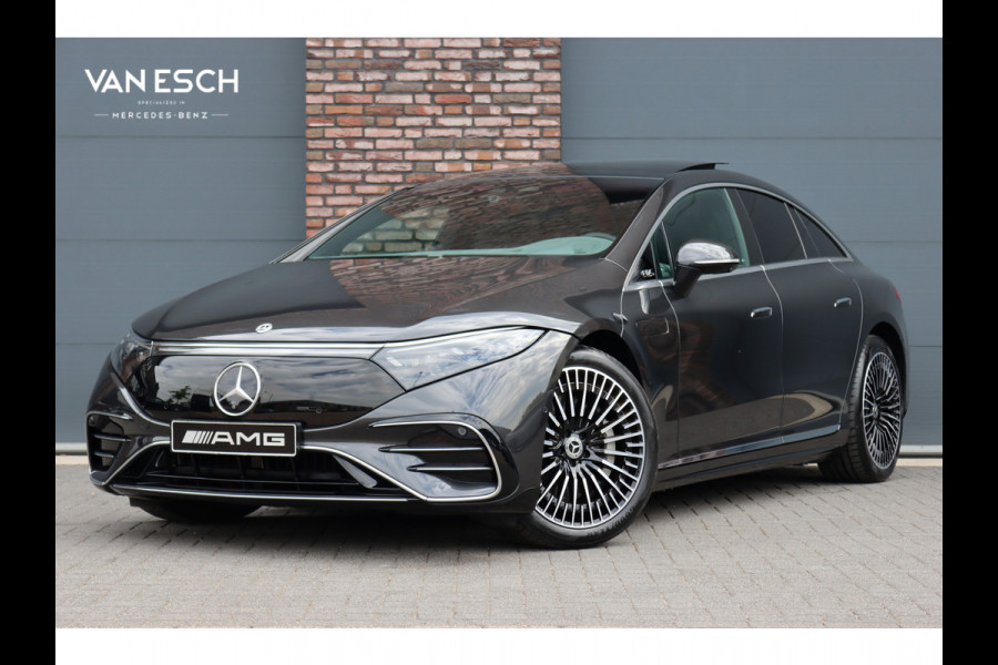 Mercedes-Benz EQS 450+ AMG Line 108 kWh | ex btw. €56.500,- | MBUX Hyperscreen | Airmatic | Achterasbesturing | Massage | Stoelventilatie | HUD | Distronic+ | Burmester | Digital Light | Luchtkwaliteitspakket |