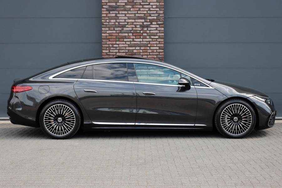 Mercedes-Benz EQS 450+ AMG Line 108 kWh | ex btw. €56.500,- | MBUX Hyperscreen | Airmatic | Achterasbesturing | Massage | Stoelventilatie | HUD | Distronic+ | Burmester | Digital Light | Luchtkwaliteitspakket |