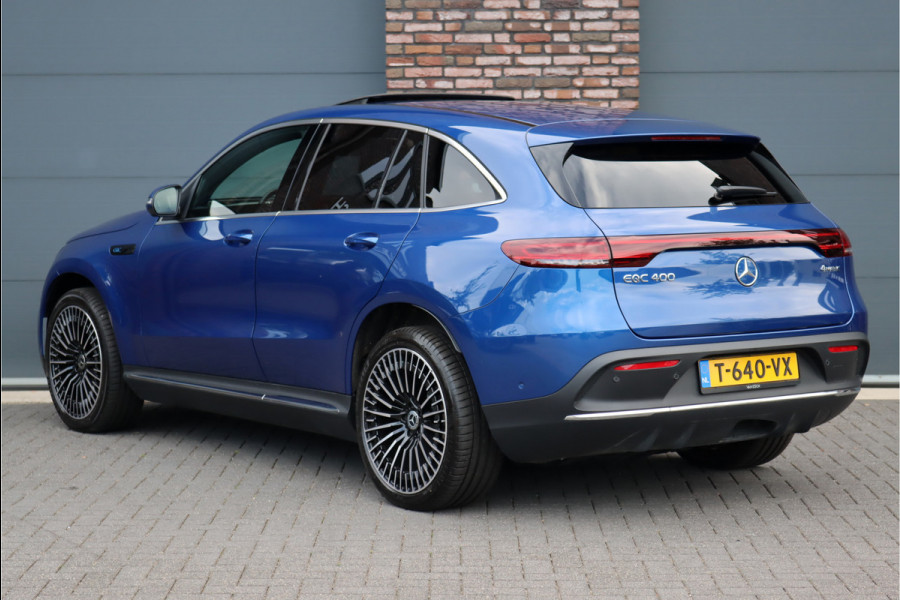 Mercedes-Benz EQC 400 4MATIC AMG Line 80 kWh | ex BTW € 40.500,- netto | Schuifdak | Head-up Display | Surround Camera | Trekhaak | Dodehoekassistent | Advanced Sound System | Stoelverwarming | Sfeerverlichting |