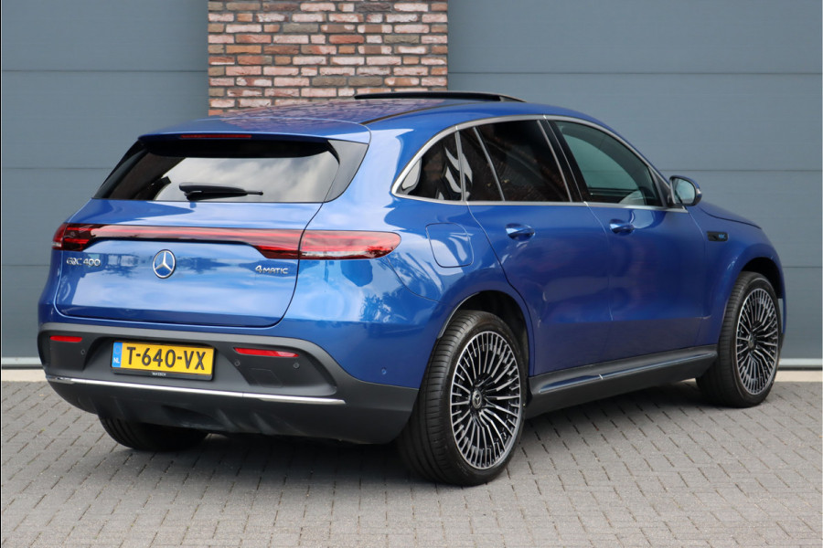 Mercedes-Benz EQC 400 4MATIC AMG Line 80 kWh | ex BTW € 40.500,- netto | Schuifdak | Head-up Display | Surround Camera | Trekhaak | Dodehoekassistent | Advanced Sound System | Stoelverwarming | Sfeerverlichting |