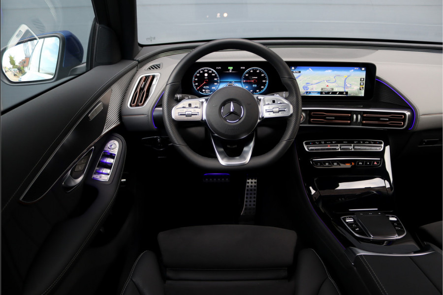Mercedes-Benz EQC 400 4MATIC AMG Line 80 kWh | ex BTW € 40.500,- netto | Schuifdak | Head-up Display | Surround Camera | Trekhaak | Dodehoekassistent | Advanced Sound System | Stoelverwarming | Sfeerverlichting |