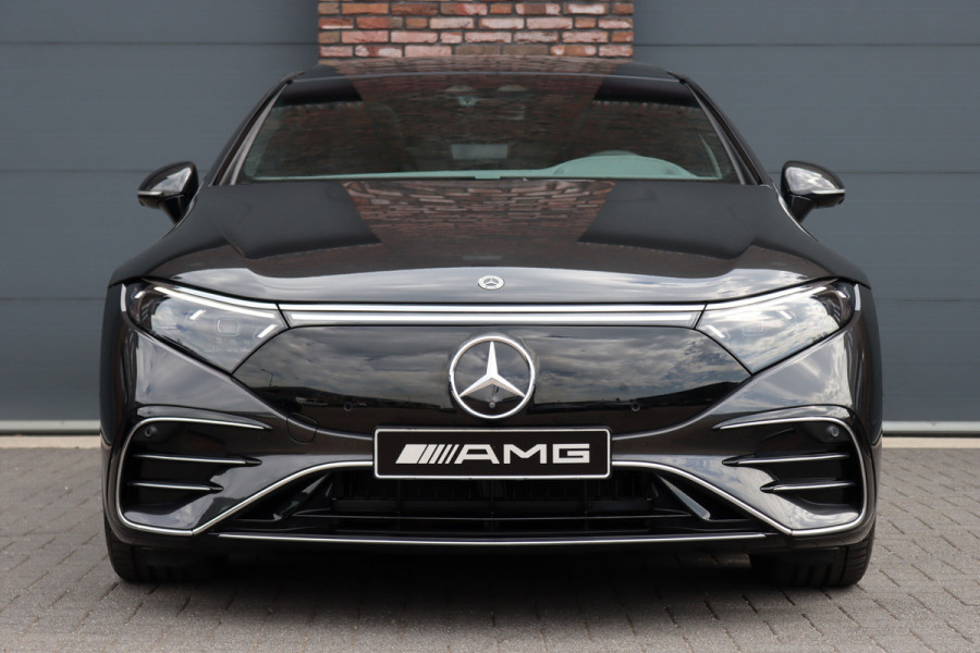 Mercedes-Benz EQS 450+ AMG Line 108 kWh | ex btw. €56.500,- | MBUX Hyperscreen | Airmatic | Achterasbesturing | Massage | Stoelventilatie | HUD | Distronic+ | Burmester | Digital Light | Luchtkwaliteitspakket |