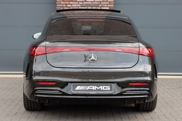 Mercedes-Benz EQS 450+ AMG Line 108 kWh | ex btw. €56.500,- | MBUX Hyperscreen | Airmatic | Achterasbesturing | Massage | Stoelventilatie | HUD | Distronic+ | Burmester | Digital Light | Luchtkwaliteitspakket |