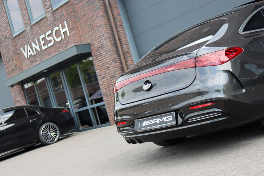 Mercedes-Benz EQS 450+ AMG Line 108 kWh | ex btw. €56.500,- | MBUX Hyperscreen | Airmatic | Achterasbesturing | Massage | Stoelventilatie | HUD | Distronic+ | Burmester | Digital Light | Luchtkwaliteitspakket |