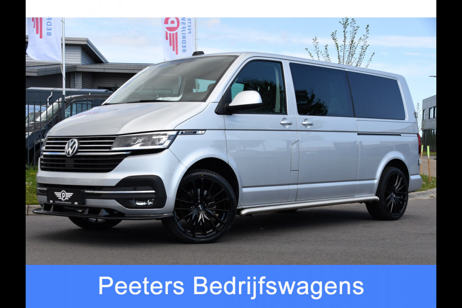 Volkswagen Transporter 2.0 TDI L2H1 30 DC Bulli Virtual, Adaptieve Cruise, Carplay, LED, Stoelverwarming, 199PK, Automaat, Sensoren, 2 x Schuifdeur, UNIEK!